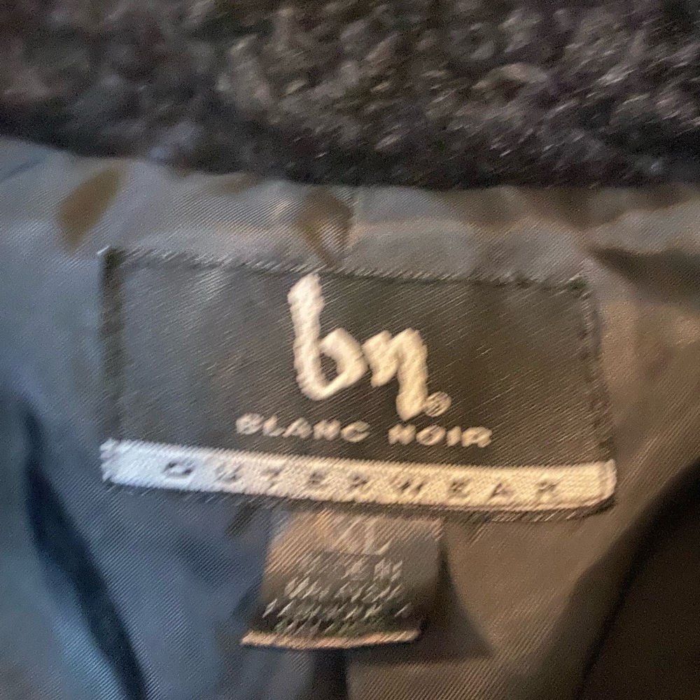 Blanc Noir Black Teddy Jacket - Picture 5 of 7